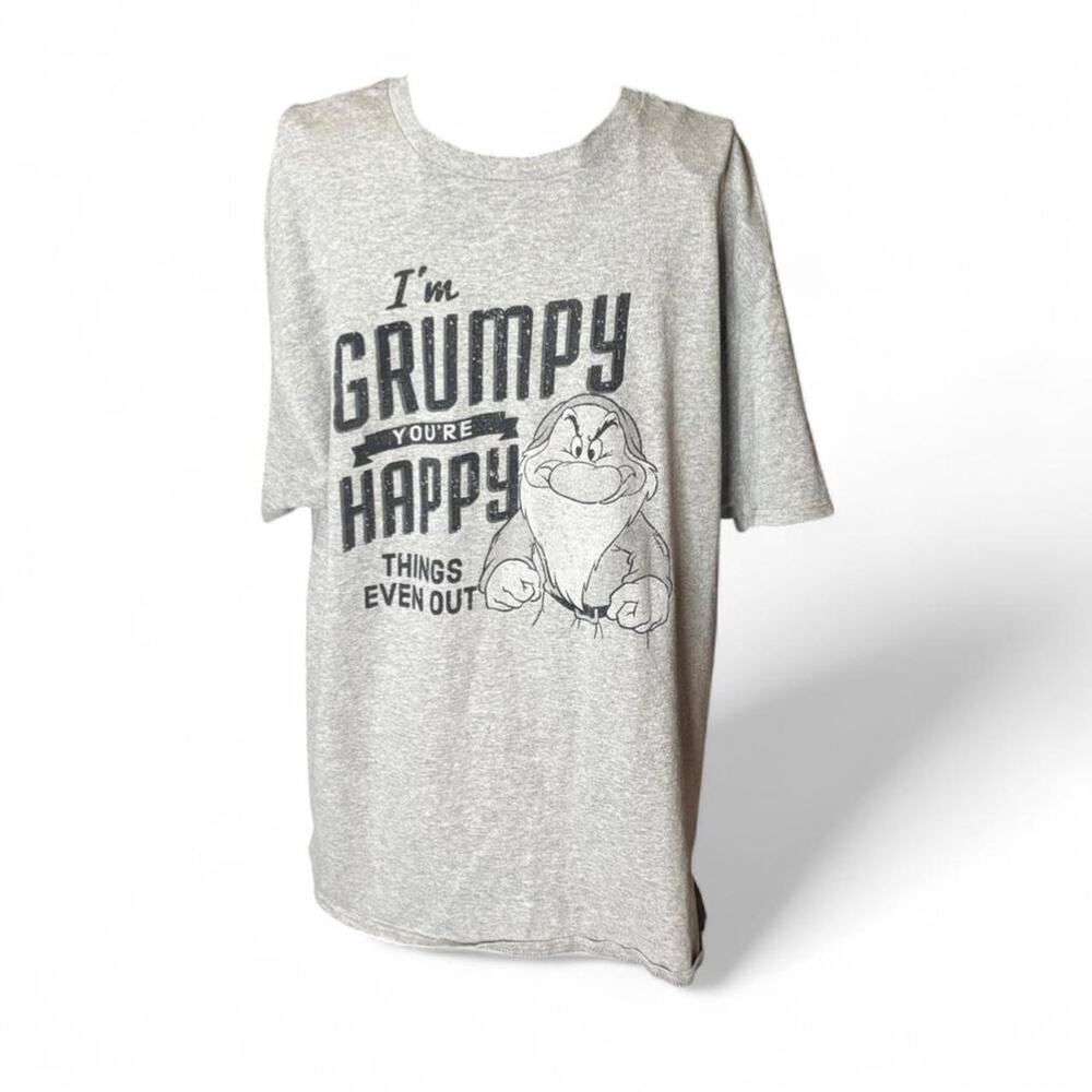 Disney Parks Grumpy "I'm Grumpy You're Happy Things Even Out" T-Shirt XL